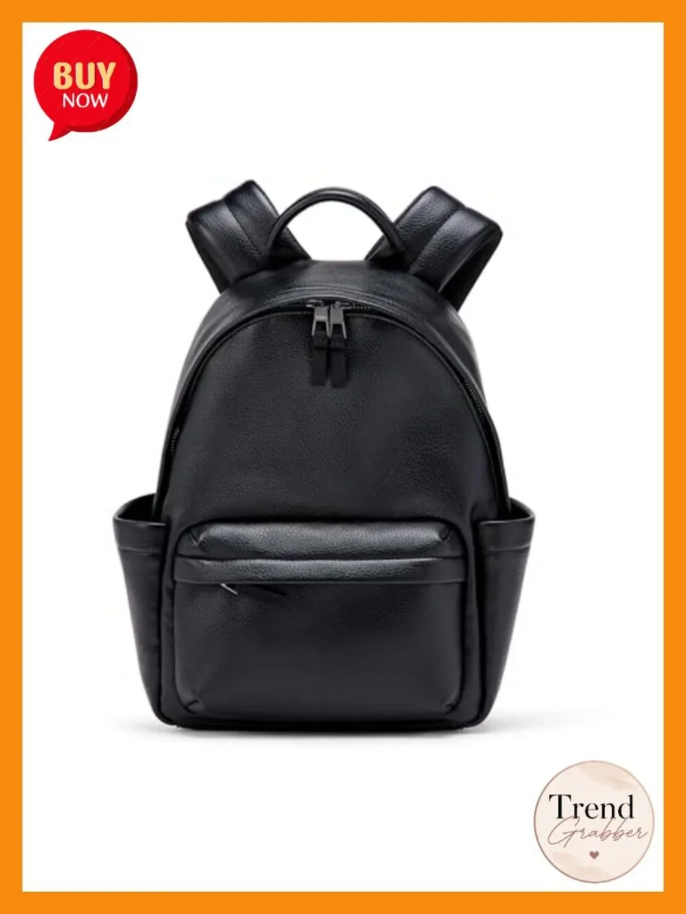 Faux Leather Small Backpack Women's Fashion Backpack Adjustable Straps